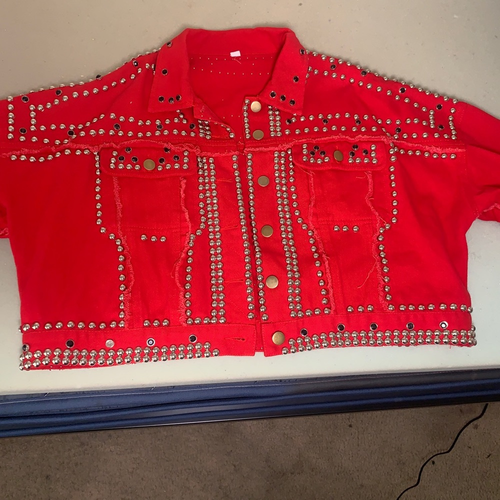 Women’s Studded Denim Jacket